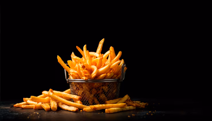 Crispy seasoned fries