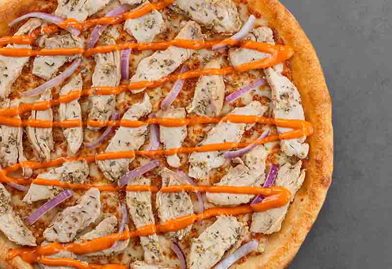 Legend Dynamite Sauce pizza