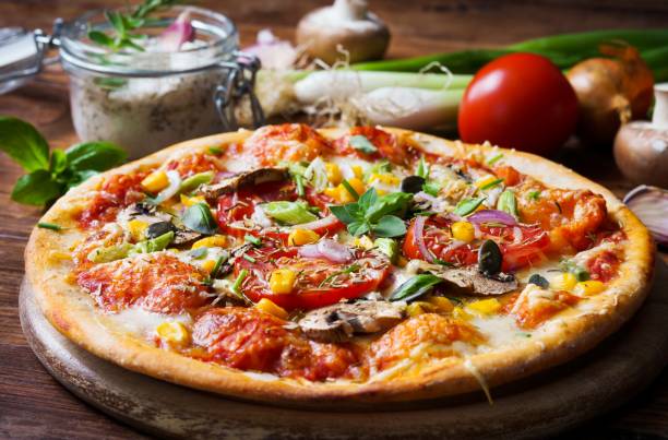 Only Veggie pizza