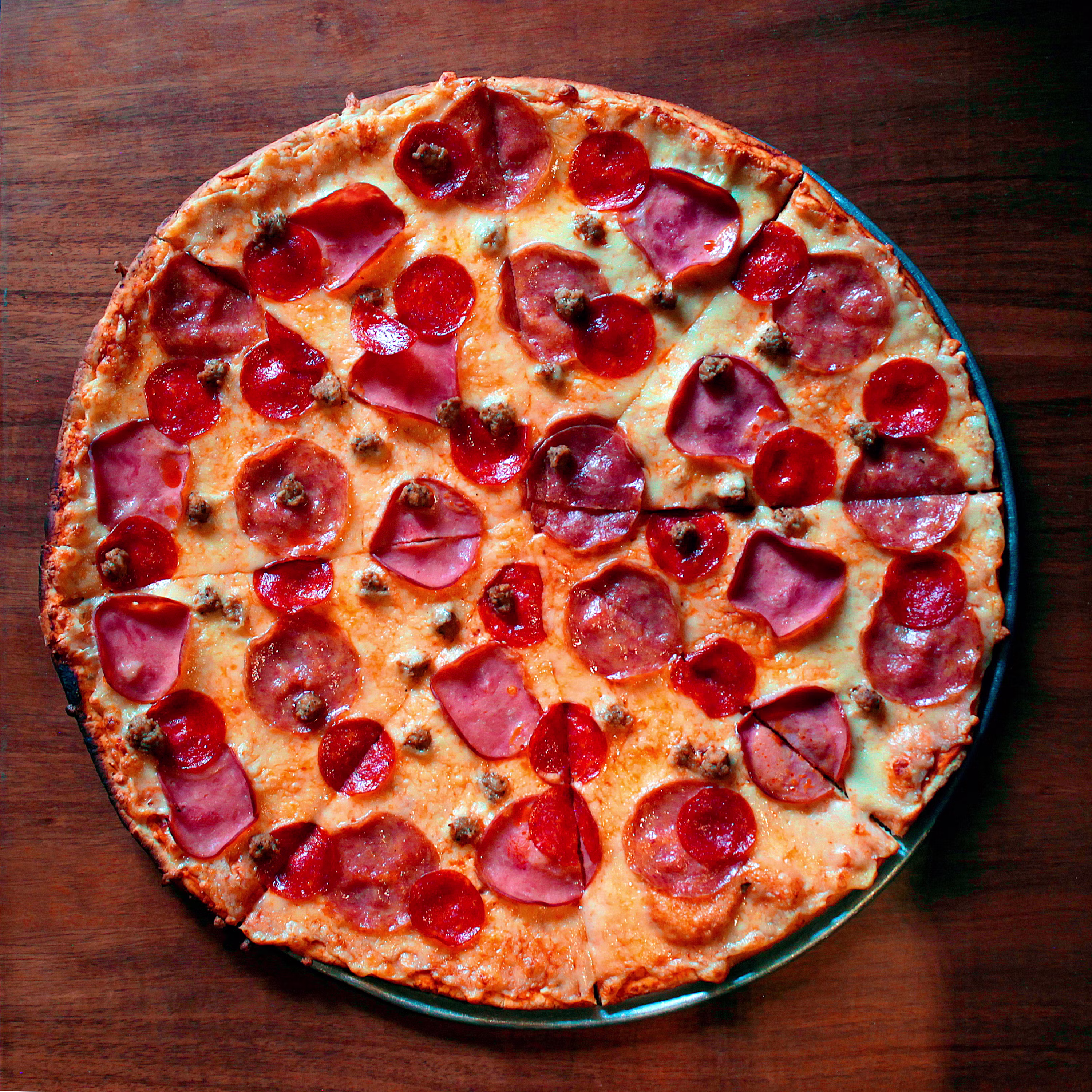 Buy one get one free pizza deal